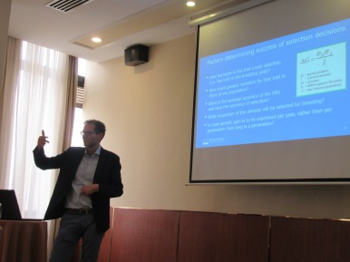 Dutch experts giving a presentation